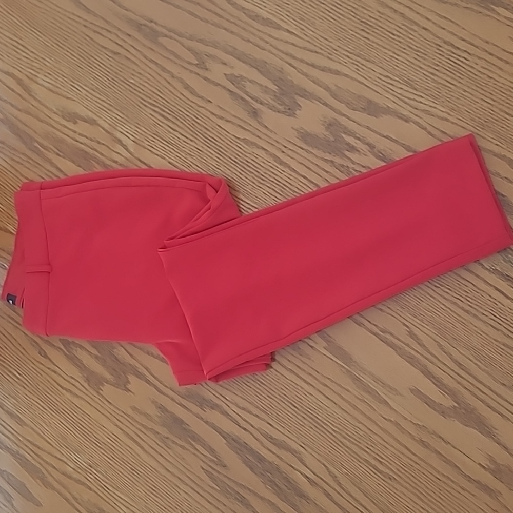 Express Red Skinny High Rise 14L Trouser Pants Fall Winter Holiday